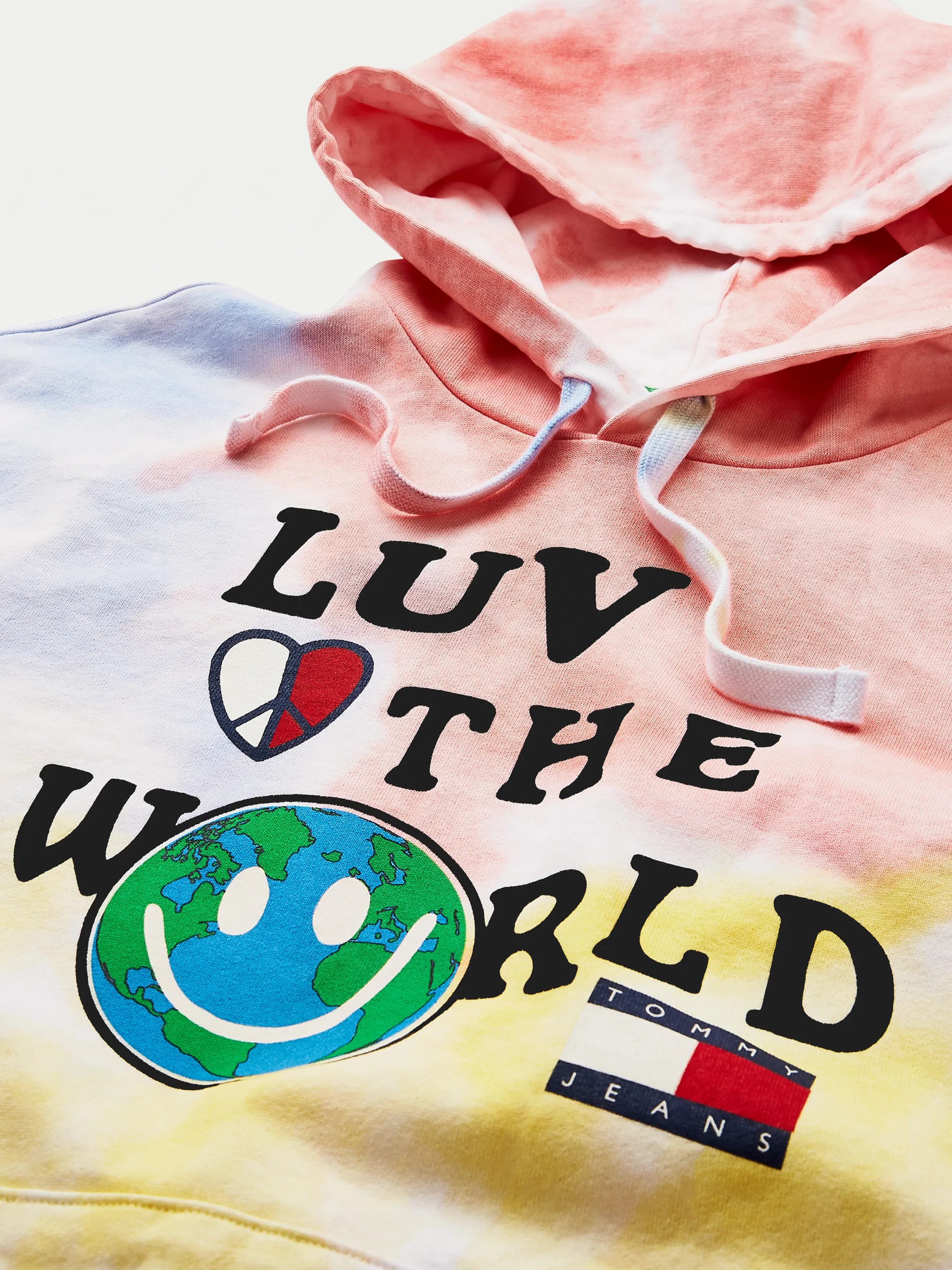 Luv The World Tie-Dye Hoodie | Hoodies | Tommy Hilfiger