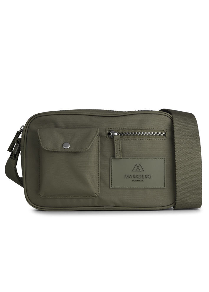 Markberg Darla Crossbody Taske - Recycled - Monochrome Dark Olive