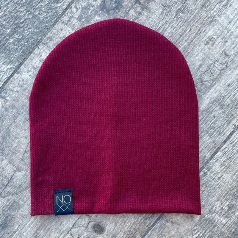 Maroon | Lightweight Thermal Knit Beanie