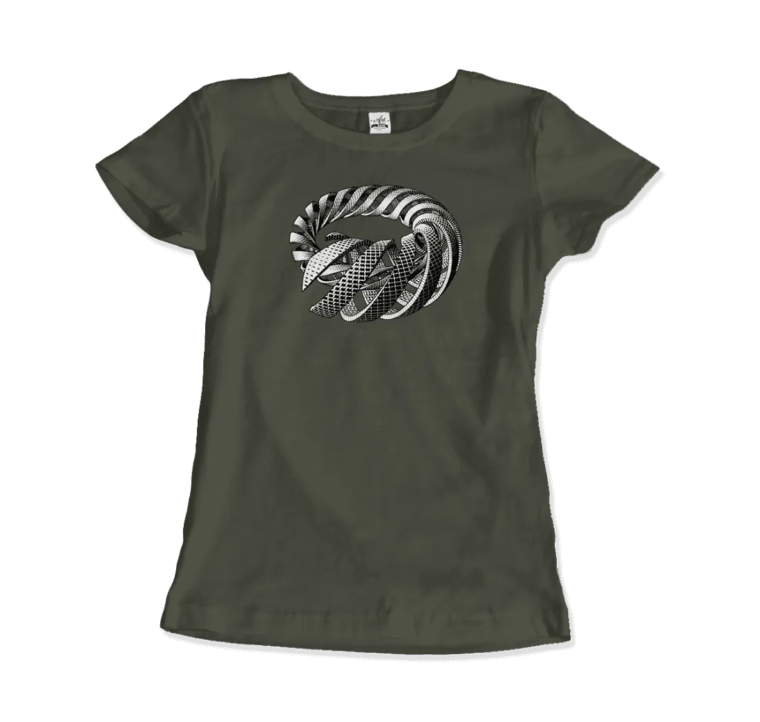 MC Escher Spirals Art T-Shirt