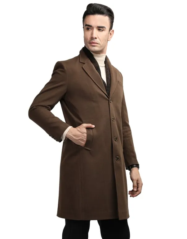 Men Coat Brunette Color