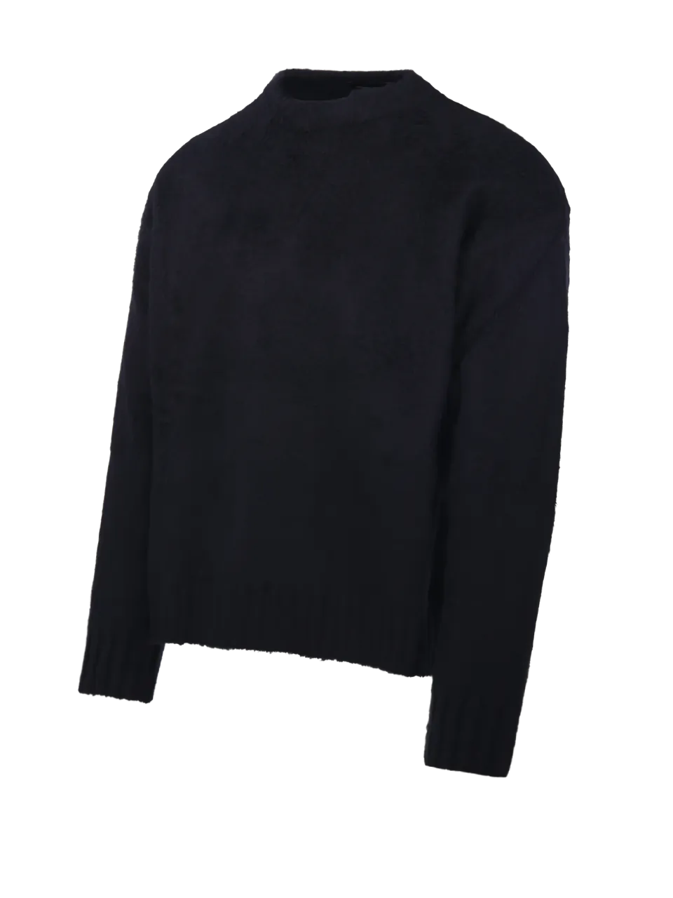 MEN ROBERTO COLLINA BLACK COTTON SWEATER