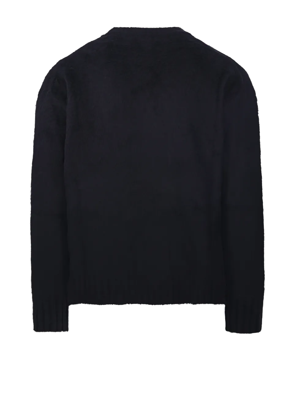 MEN ROBERTO COLLINA BLACK COTTON SWEATER