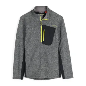 Mens Bandit Half Zip - Black Citron (2022)