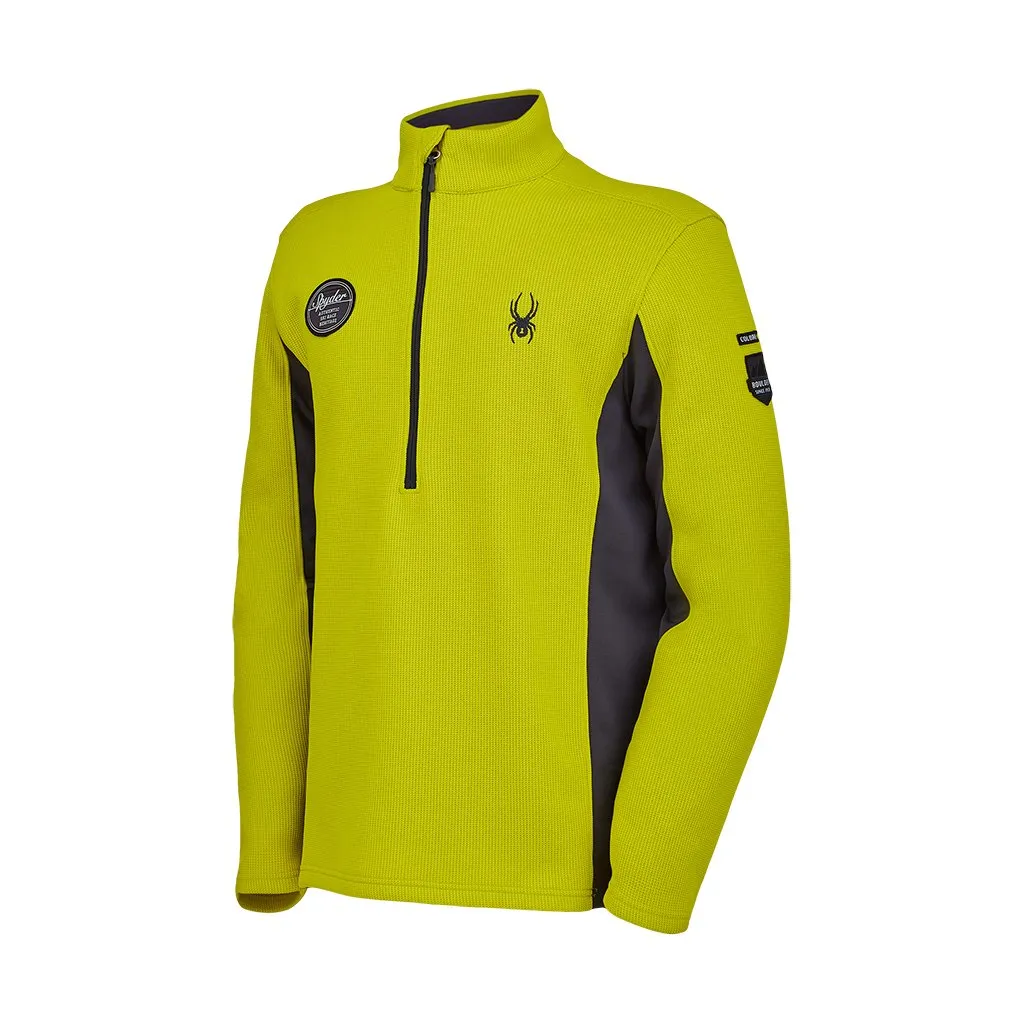 Mens Bandit Wengen Half Zip - Citron (2021)