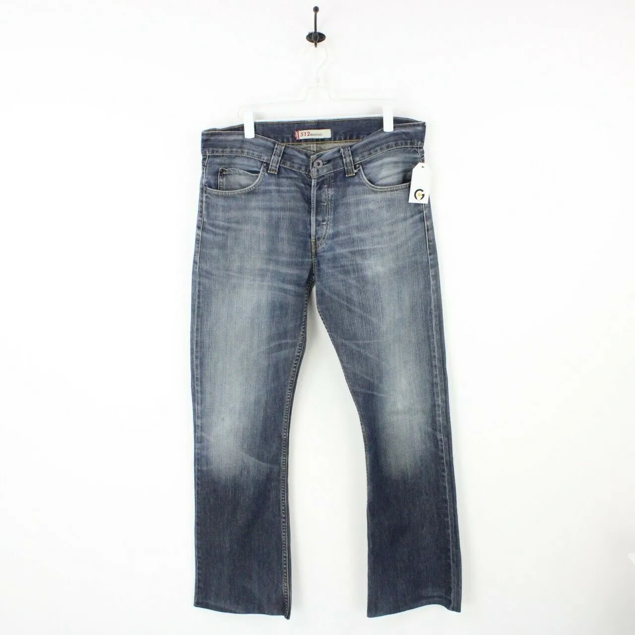 Mens LEVIS 512 Jeans Dark Blue | W38 L34