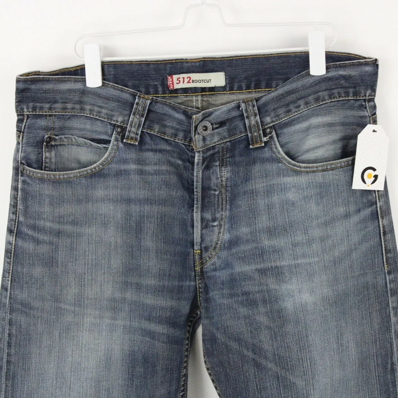 Mens LEVIS 512 Jeans Dark Blue | W38 L34