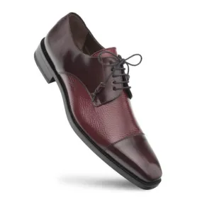 Mezlan Soka Burgundy Oxfords Real Deerskin