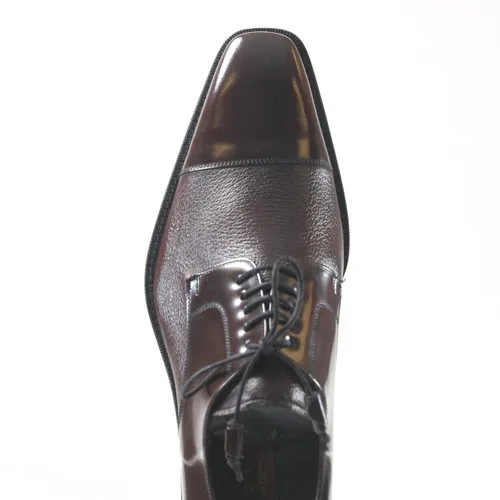 Mezlan Soka Burgundy Oxfords Real Deerskin