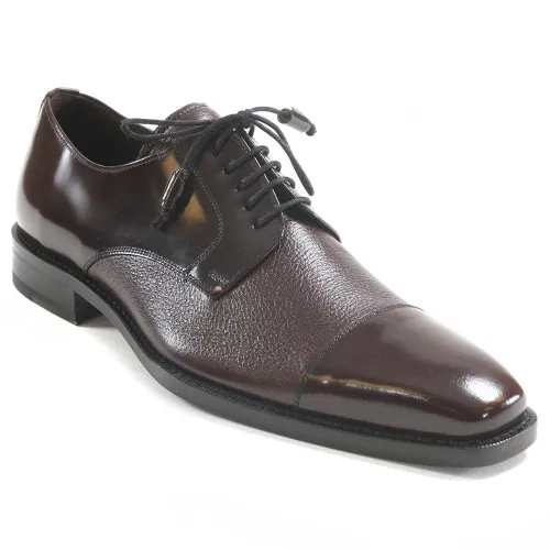 Mezlan Soka Burgundy Oxfords Real Deerskin