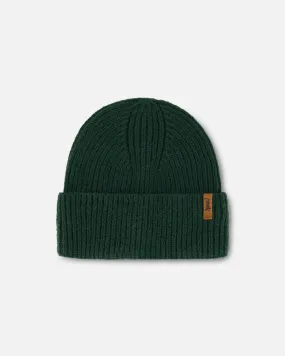 Mid-Season Knit Hat Forest Green