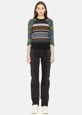 Mlange Hybrid Sweater - Multicolor