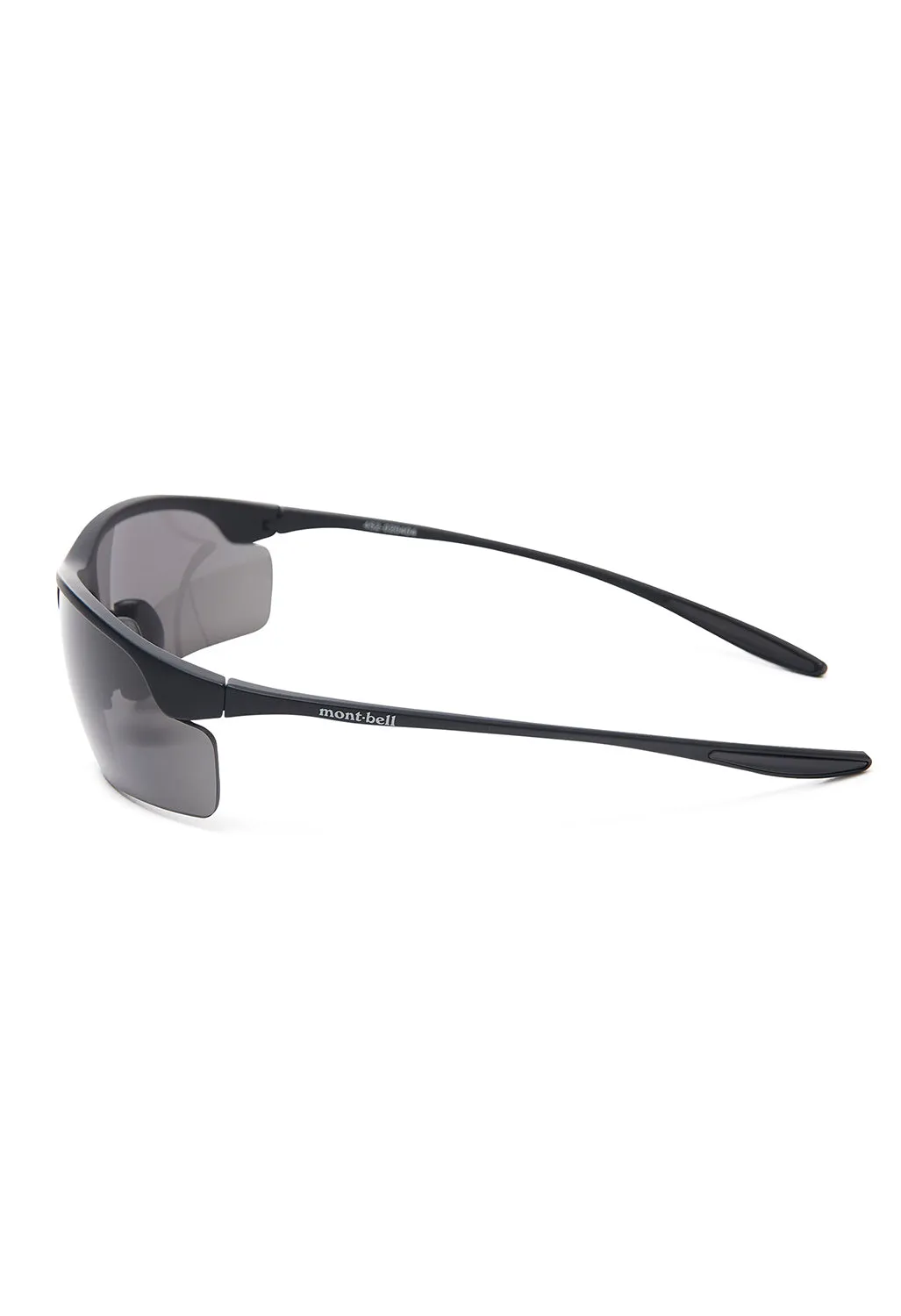 Montbell Trail Glasses Wide Lens PL Sunglasses - Black/Grey