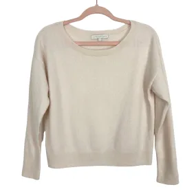 Naked Cashmere Cream 100% Cashmere Boat Neck Sweater- Size S (see notes, we have matching joggers)