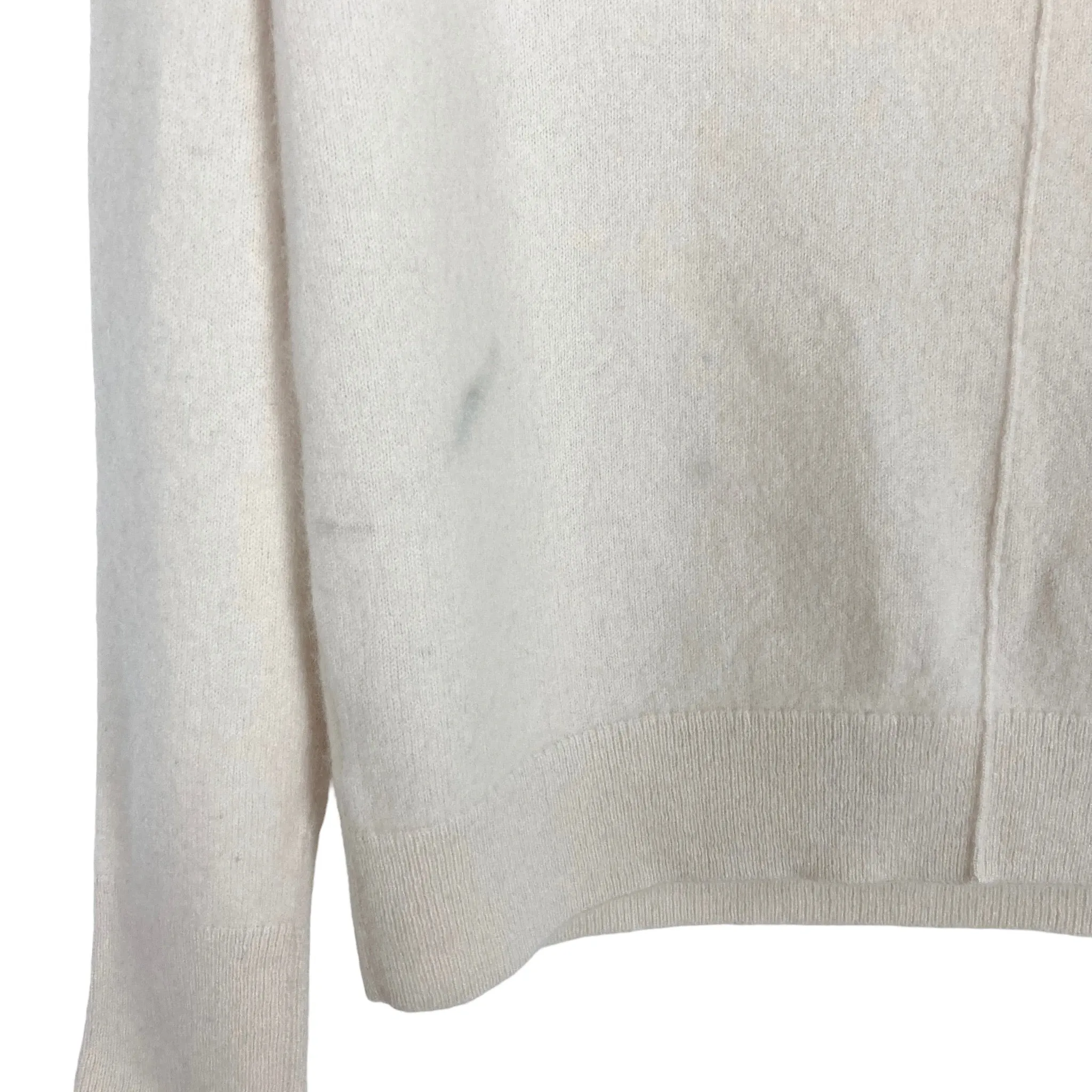 Naked Cashmere Cream 100% Cashmere Boat Neck Sweater- Size S (see notes, we have matching joggers)