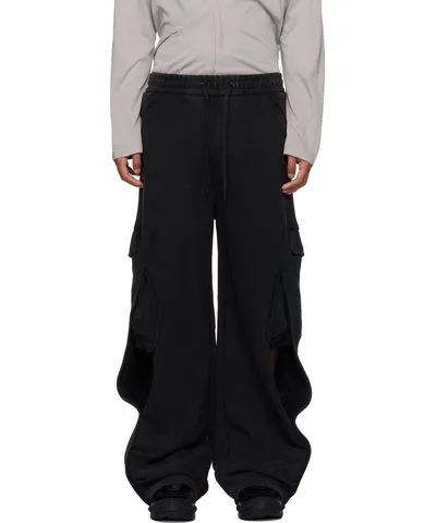 NAMESAKE Black Rod Washed Cargo Pants