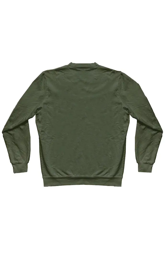 New 2-Pack of Cotton Crew Neck Sweatshirt Made in USA 13159