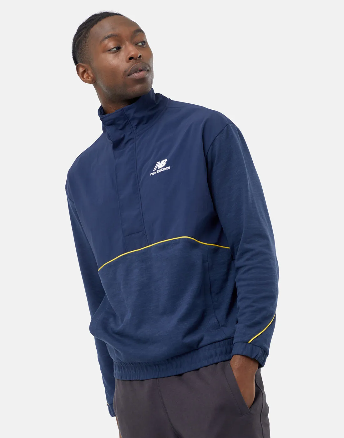 New Balance Mens Magnify Half Zip Top