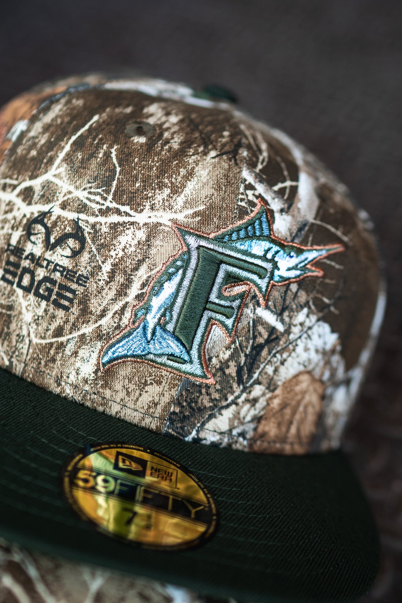 New Era Florida Marlins Grey UV (Real Tree Camo/Dark Olive)