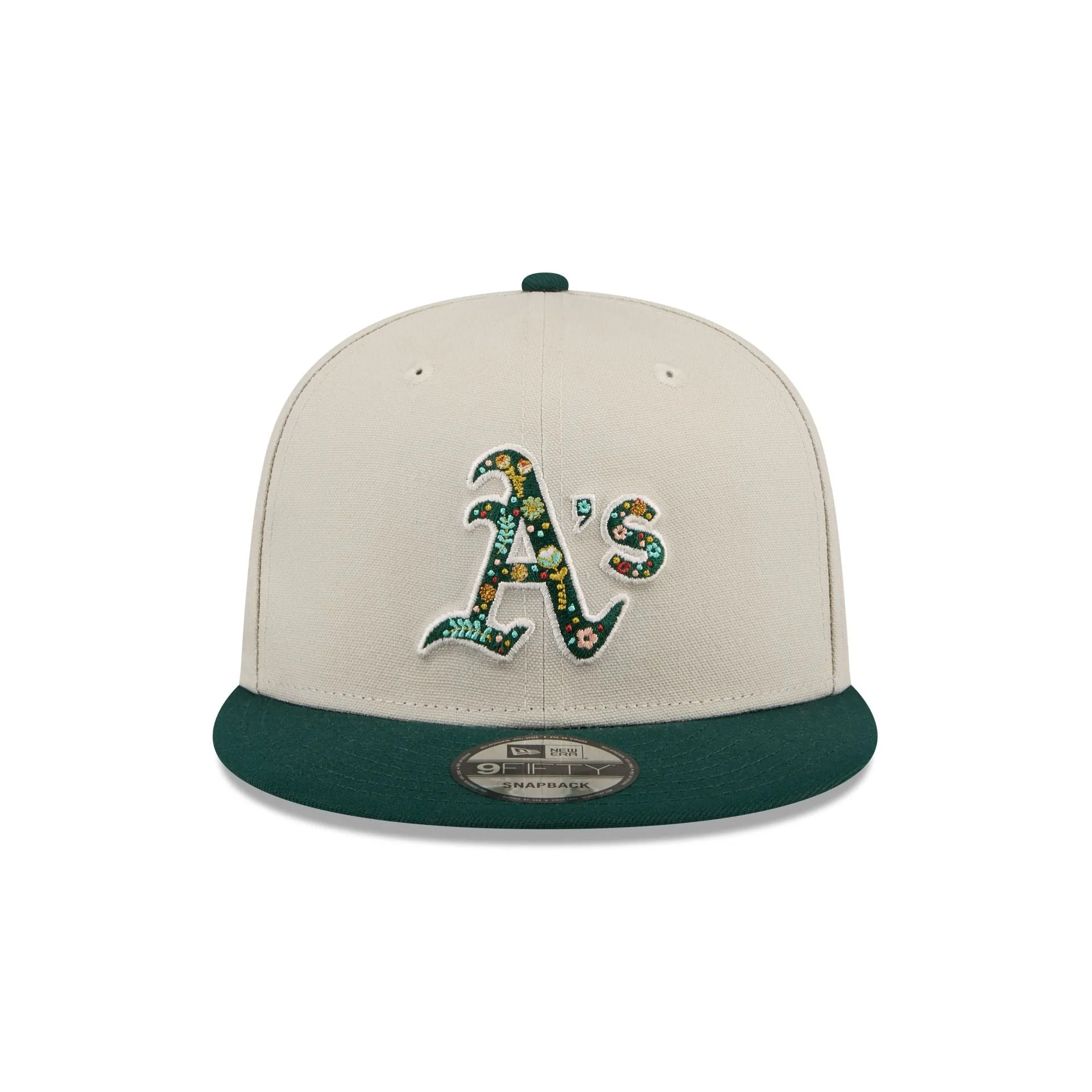 Oakland Athletics Floral Fill 9FIFTY Snapback Hat