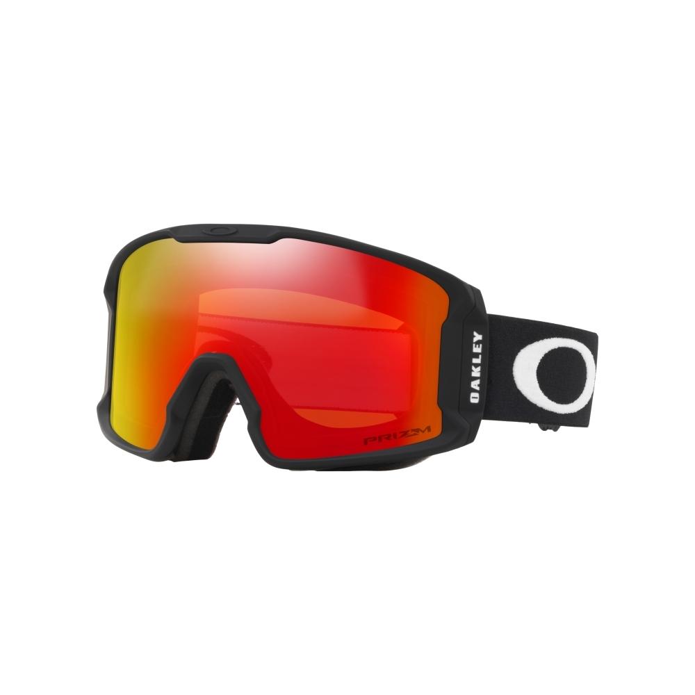 Oakley Line Miner M Snow Goggles Matte Black Strap w/ Prizm Snow Torch Iridium Lenses - OO7093-04