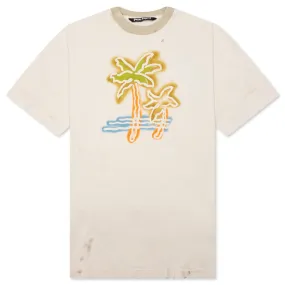 Palm Neon Tee - Off White