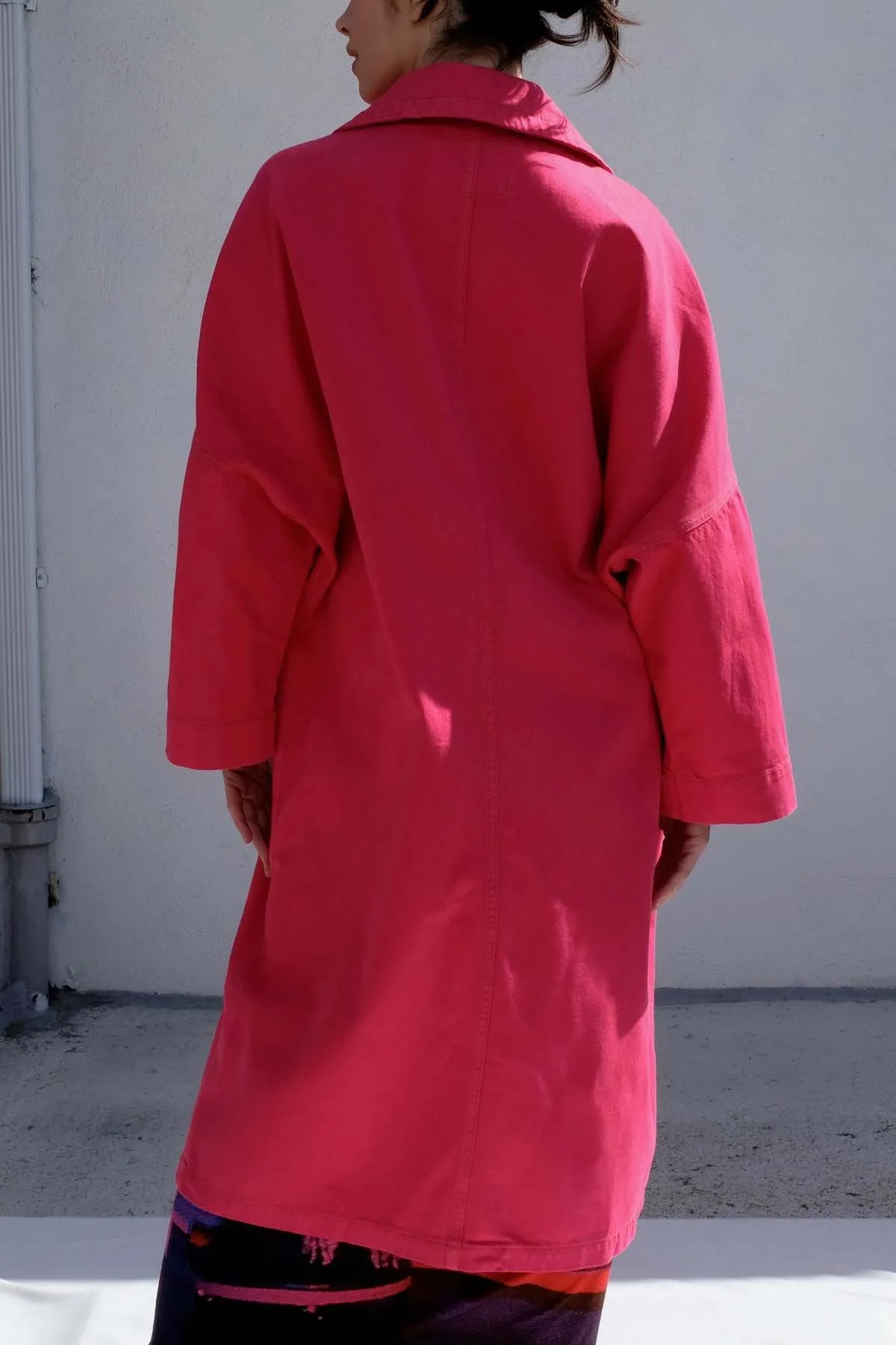 Pantheon Coat - Fuchsia