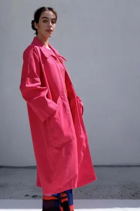 Pantheon Coat - Fuchsia