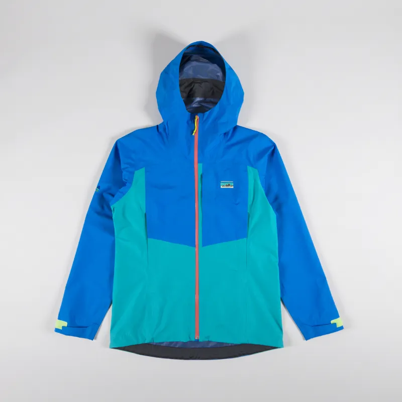 Patagonia Womens Boulder Fork Rain Jacket Subtidal Blue