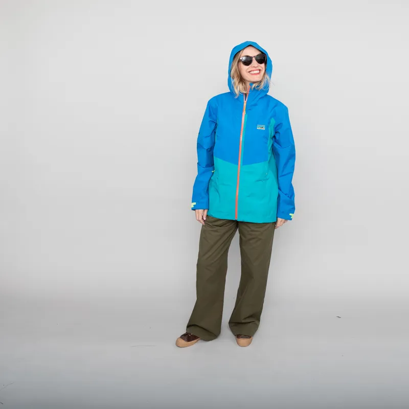 Patagonia Womens Boulder Fork Rain Jacket Subtidal Blue