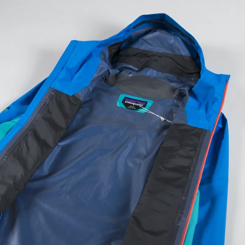 Patagonia Womens Boulder Fork Rain Jacket Subtidal Blue