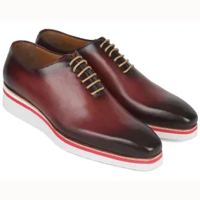 Paul Parkman Smart Casual Wholecut Oxfords Bordeaux