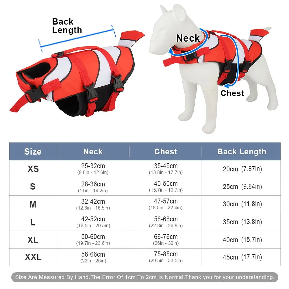 PIANG GOUER Pet Life Jacket