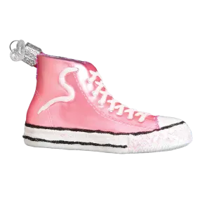 Pink High-top Sneaker Ornament