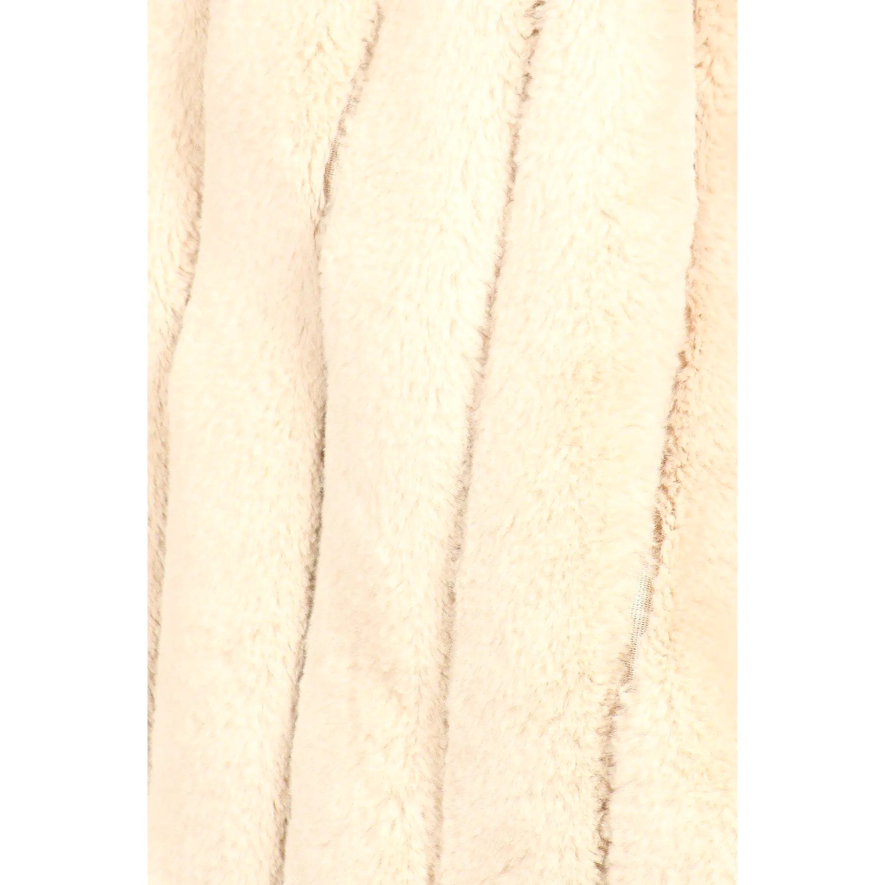 Plus Size Faux Fur Vest Jacket With Open Front, Hi-lo Hem, And Pockets