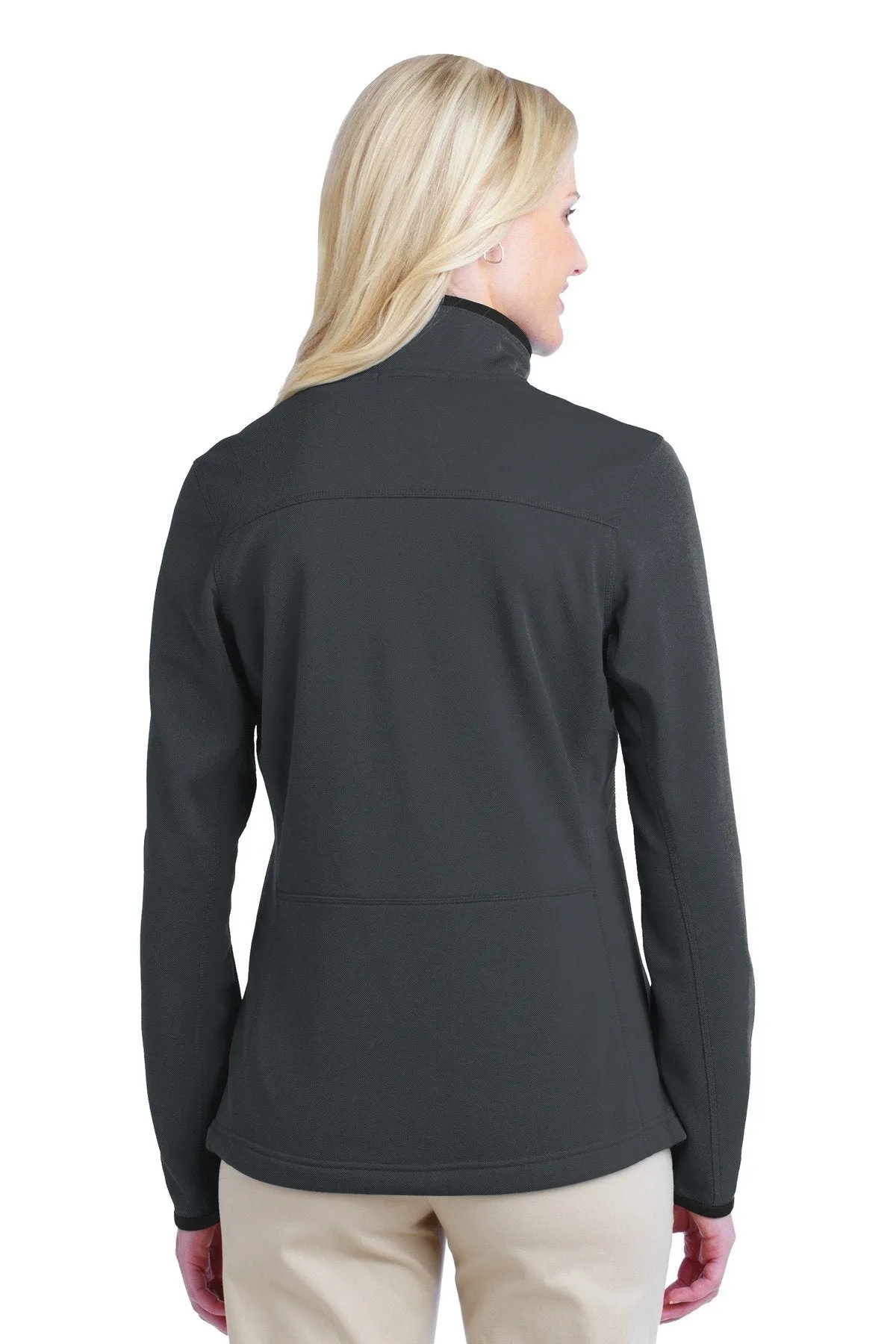 Port Authority Ladies Pique Fleece Jacket L222 Graphite