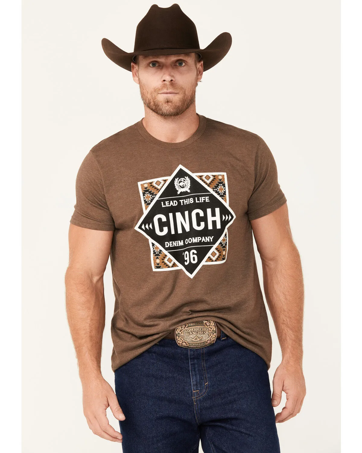 Product Name:  Cinch Men's Boot Barn Exclusive Lead This Life Short Sleeve Graphic T-Shirt