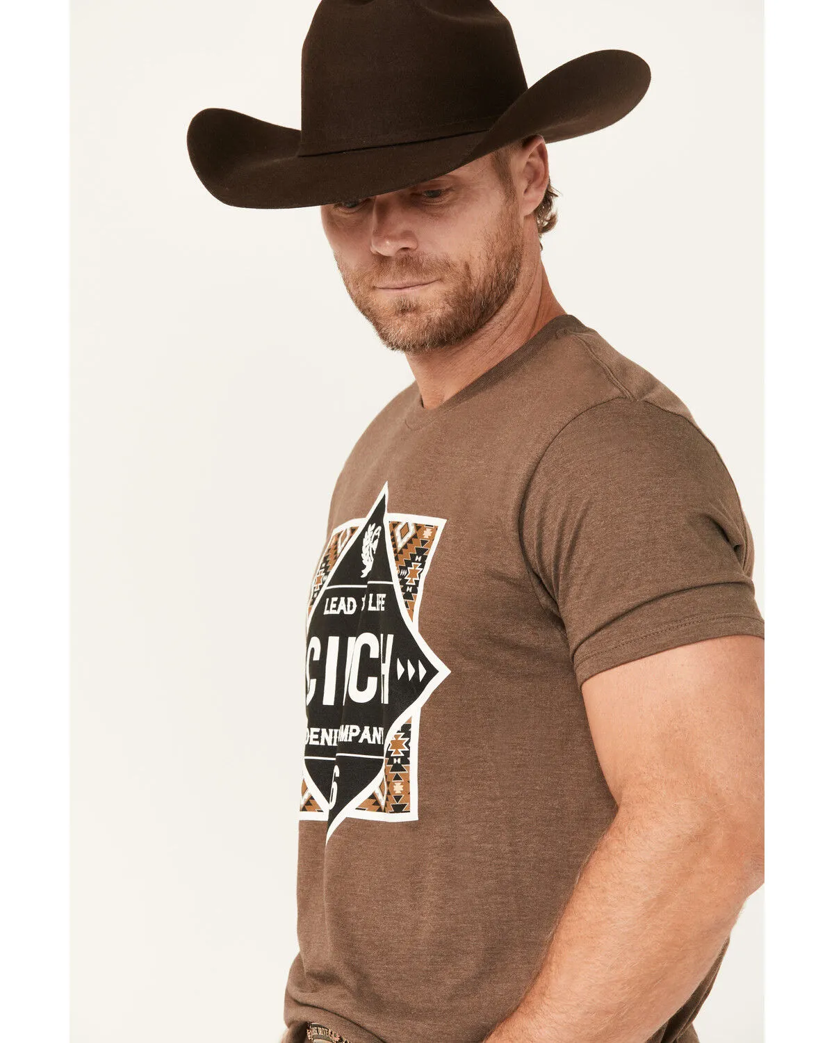 Product Name:  Cinch Men's Boot Barn Exclusive Lead This Life Short Sleeve Graphic T-Shirt