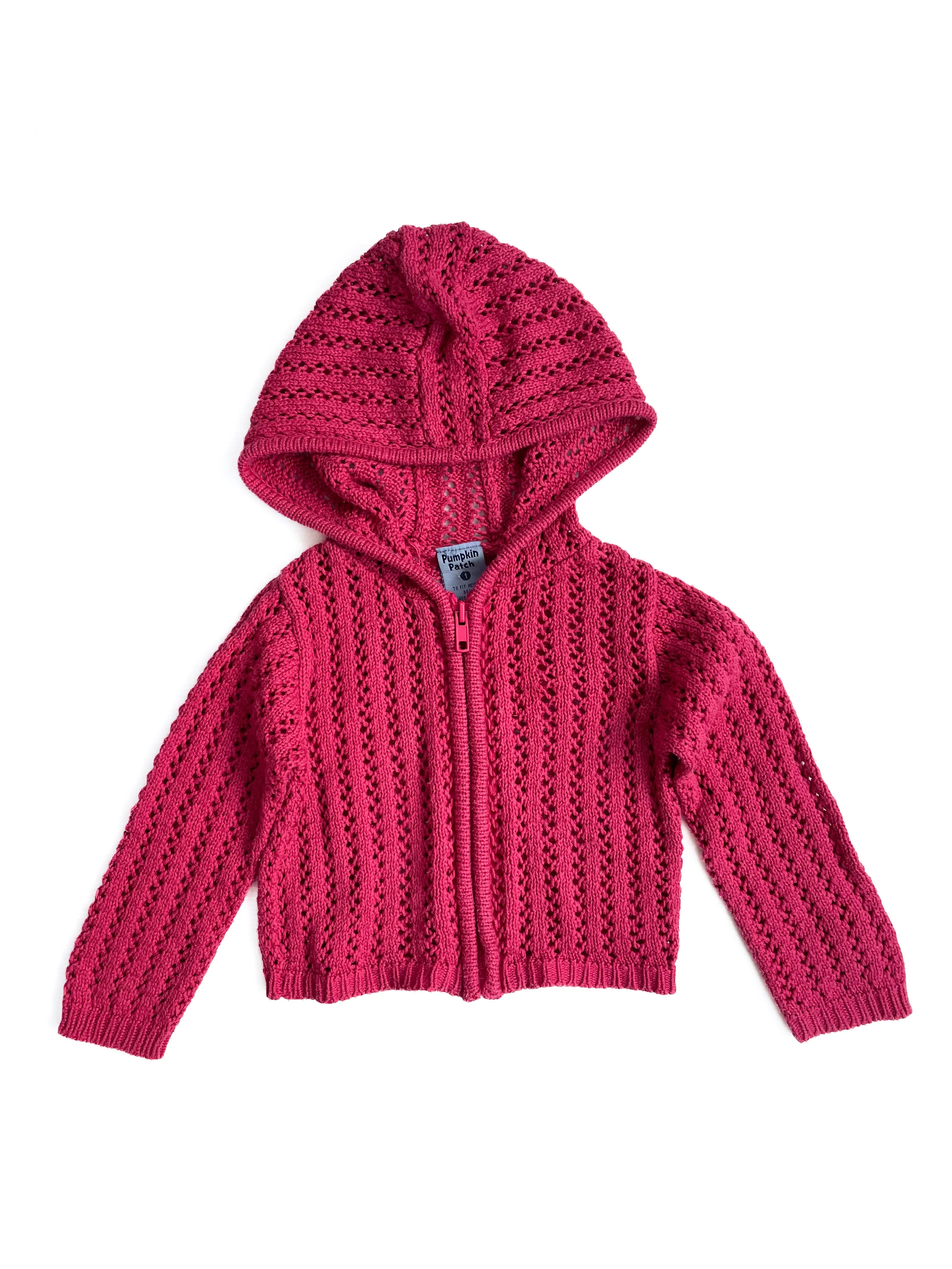 Pumpkin patch light weight knit jacket (1Y)