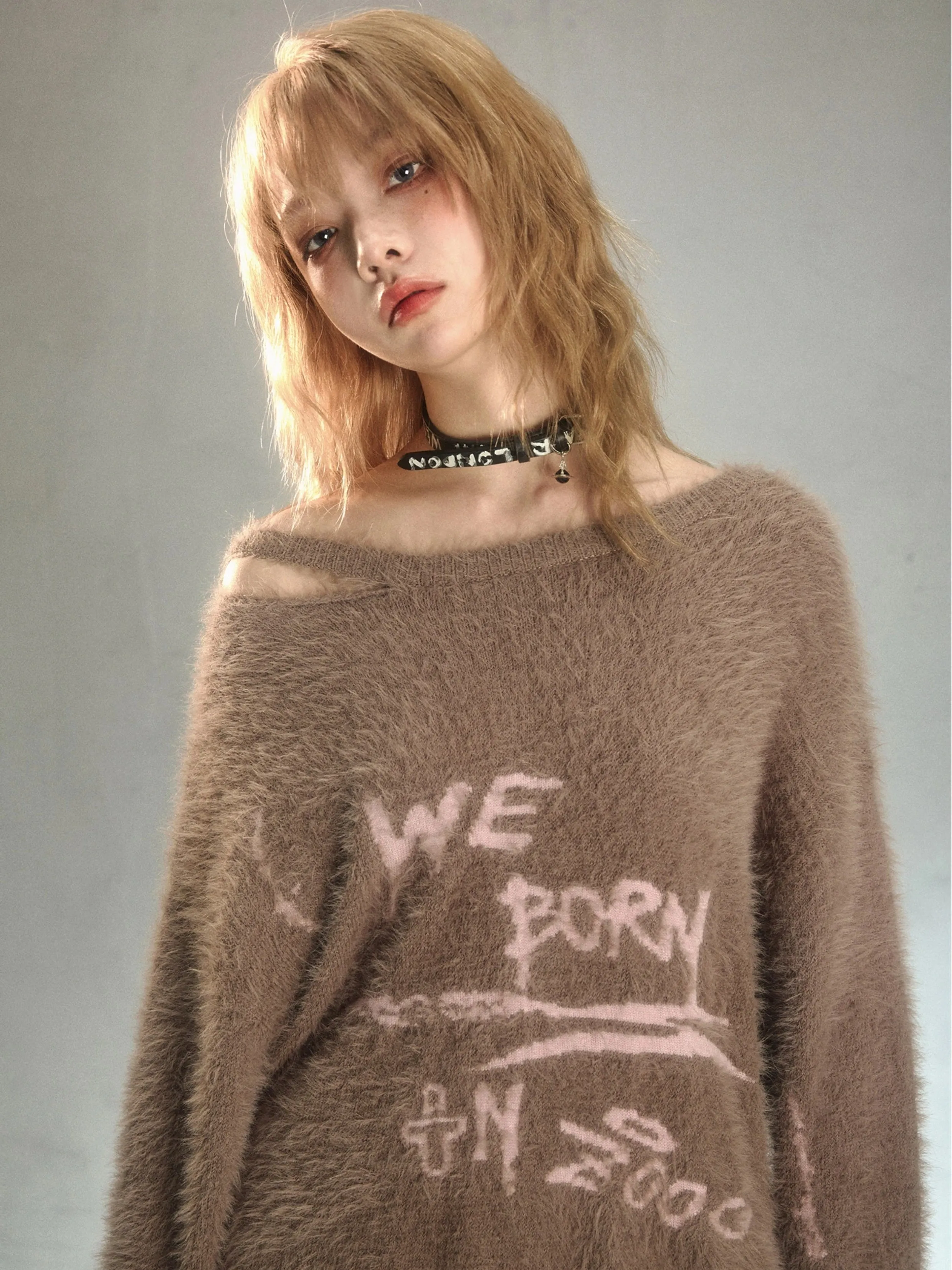 Punk Graffiti Loose Sweater