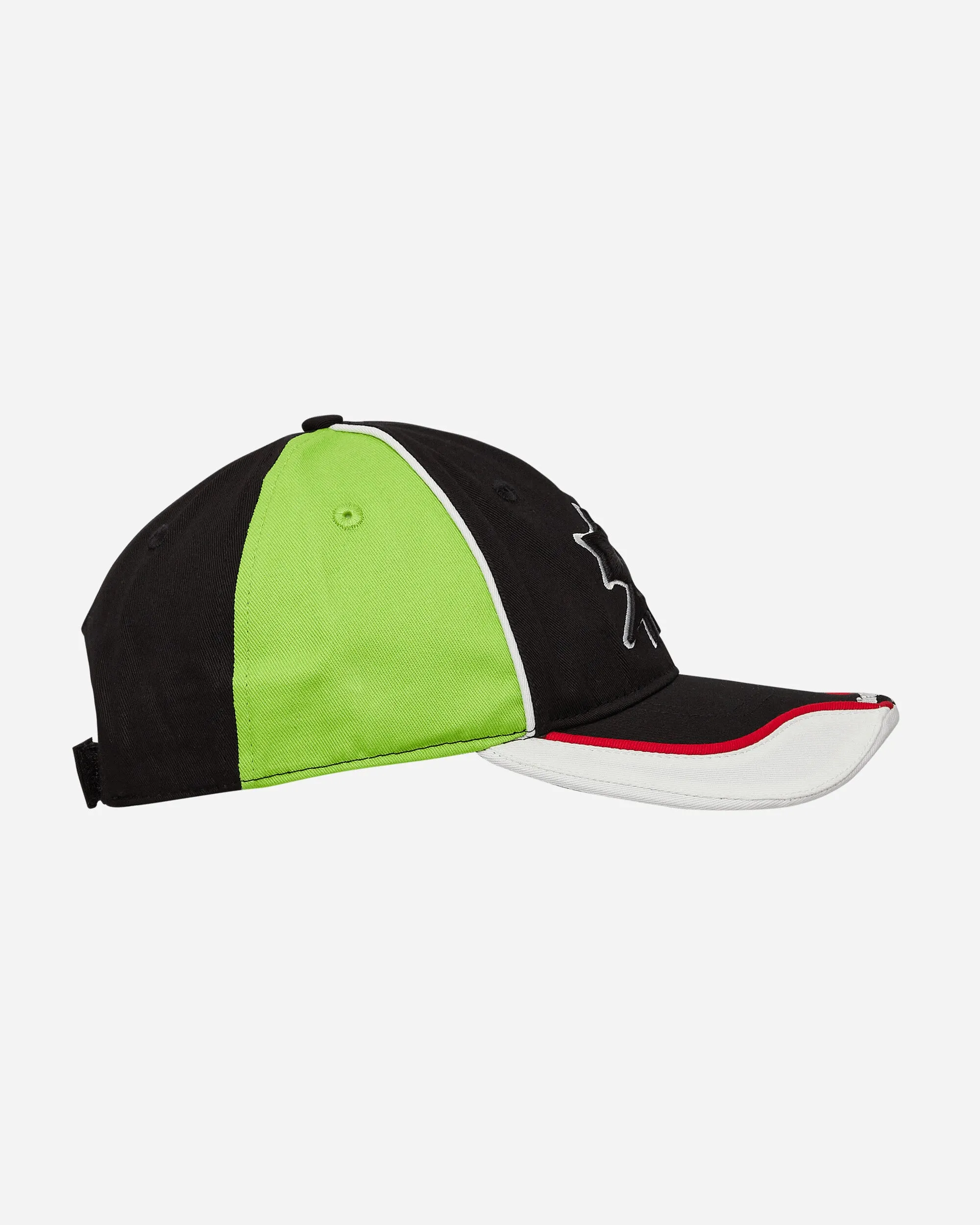 Racing S Logo Hat Black / Green / Red