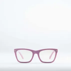 reading glasses - orchid