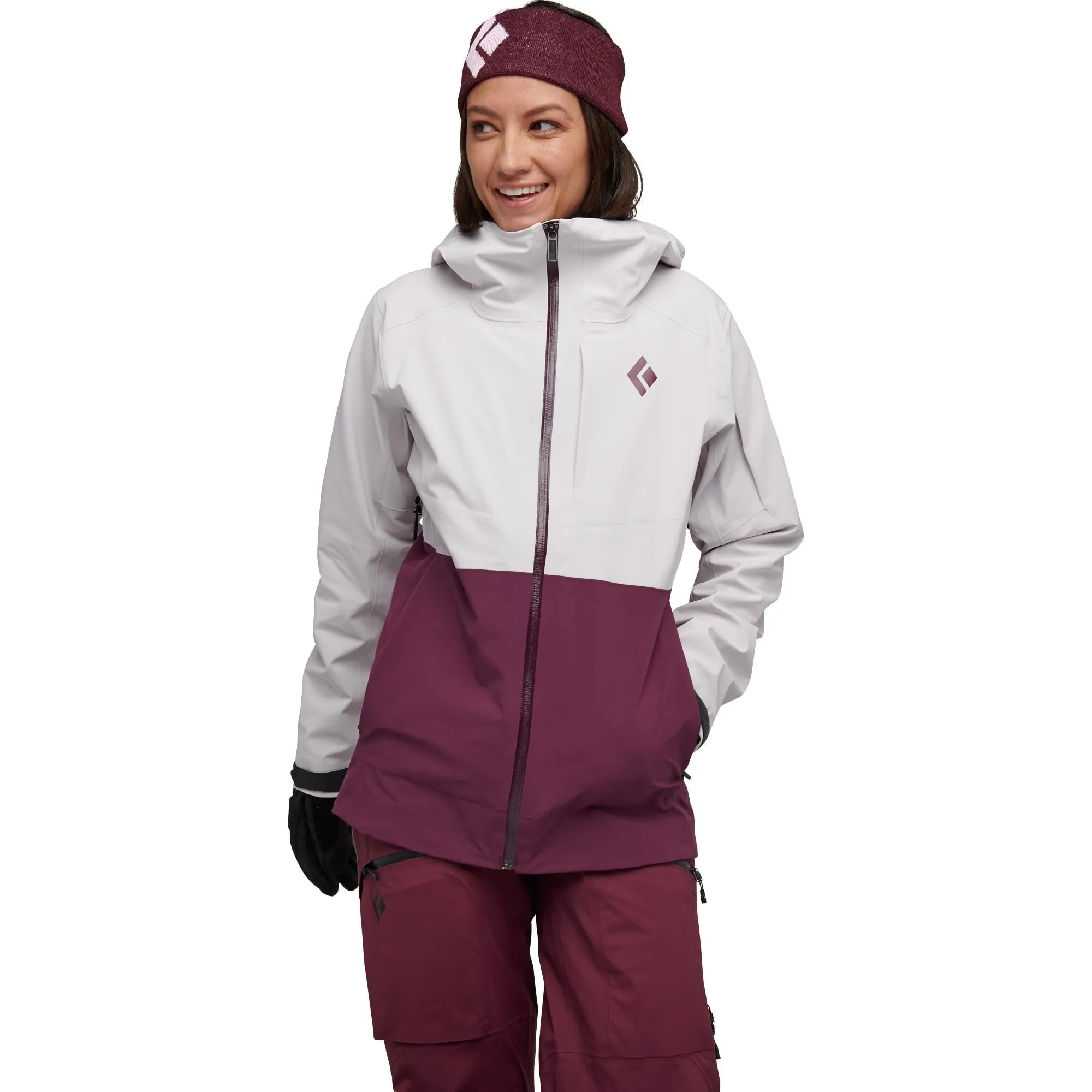 Recon Stretch Shell Womens Jacket - Ice Pink/Blackberry