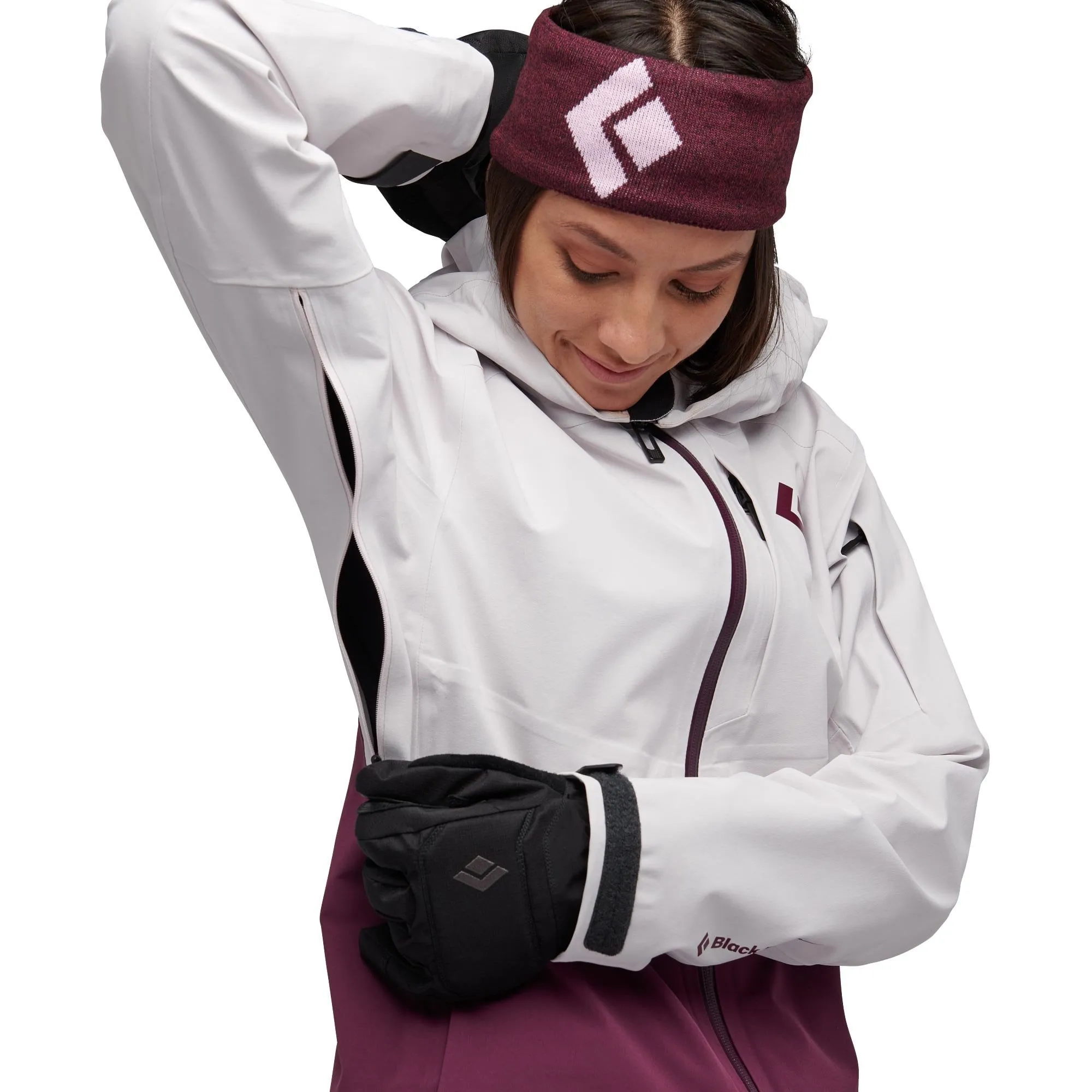 Recon Stretch Shell Womens Jacket - Ice Pink/Blackberry