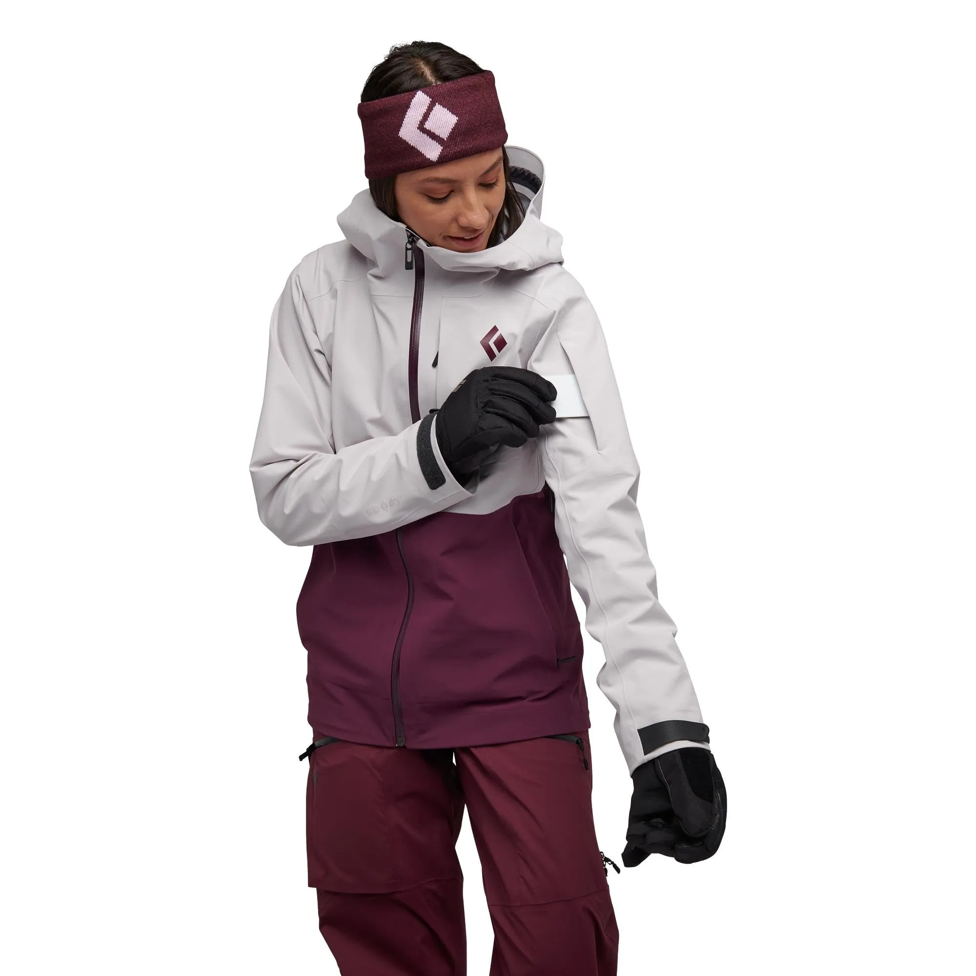 Recon Stretch Shell Womens Jacket - Ice Pink/Blackberry