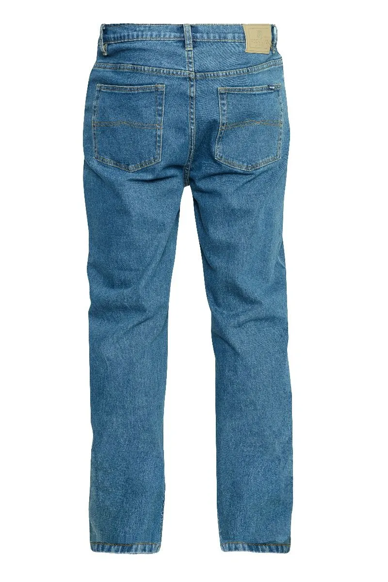 Rockford Carlos Stretch Denim Jeans Blue Stonewash