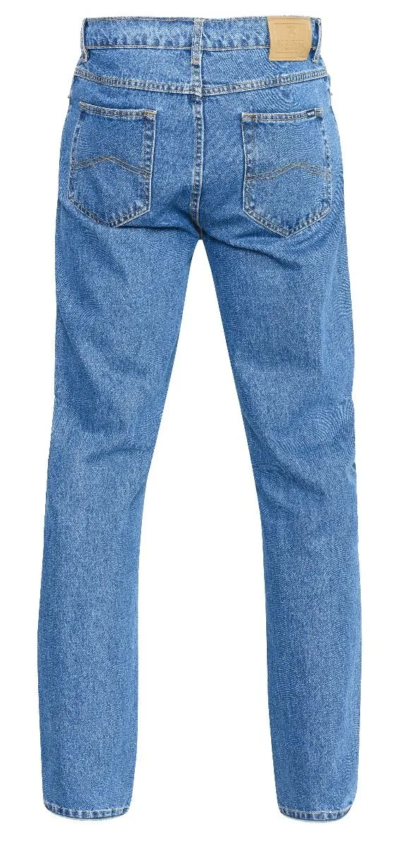 Rockford Long Leg Denim Jeans Blue Stonewash