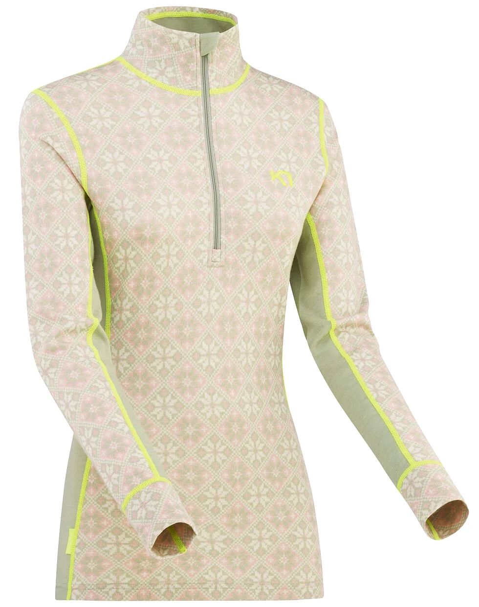 Rose Half Zip Merino 240g Women's