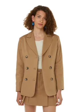 Saison 1865  Wool and cotton-blend jacket - Brown