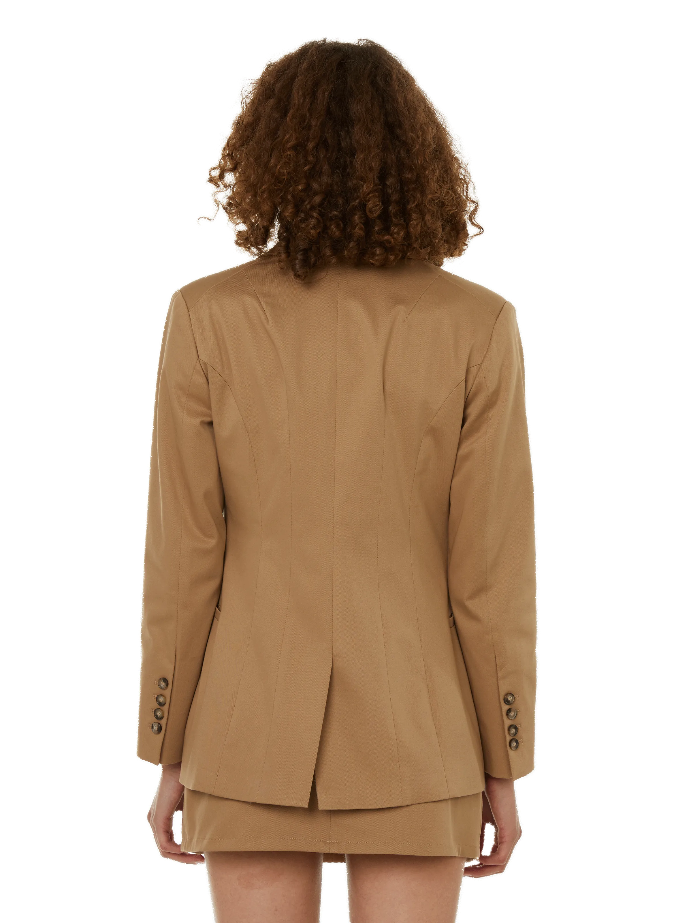 Saison 1865  Wool and cotton-blend jacket - Brown